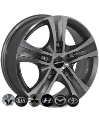 TRW Z1108 DGMF R16 W6.5 PCD5x114.3 ET45 DIA67.1